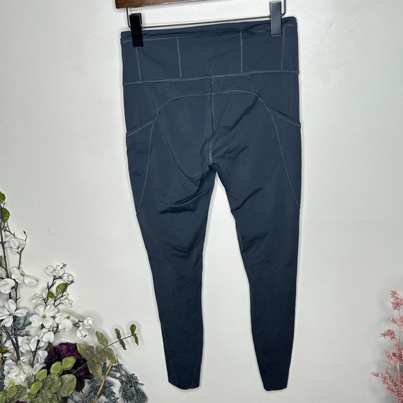 LULULEMON Fast & Free 7/8 Tight II *Non-Reflective Nulux 25" Melanite {D7} - Picture 5 of 7